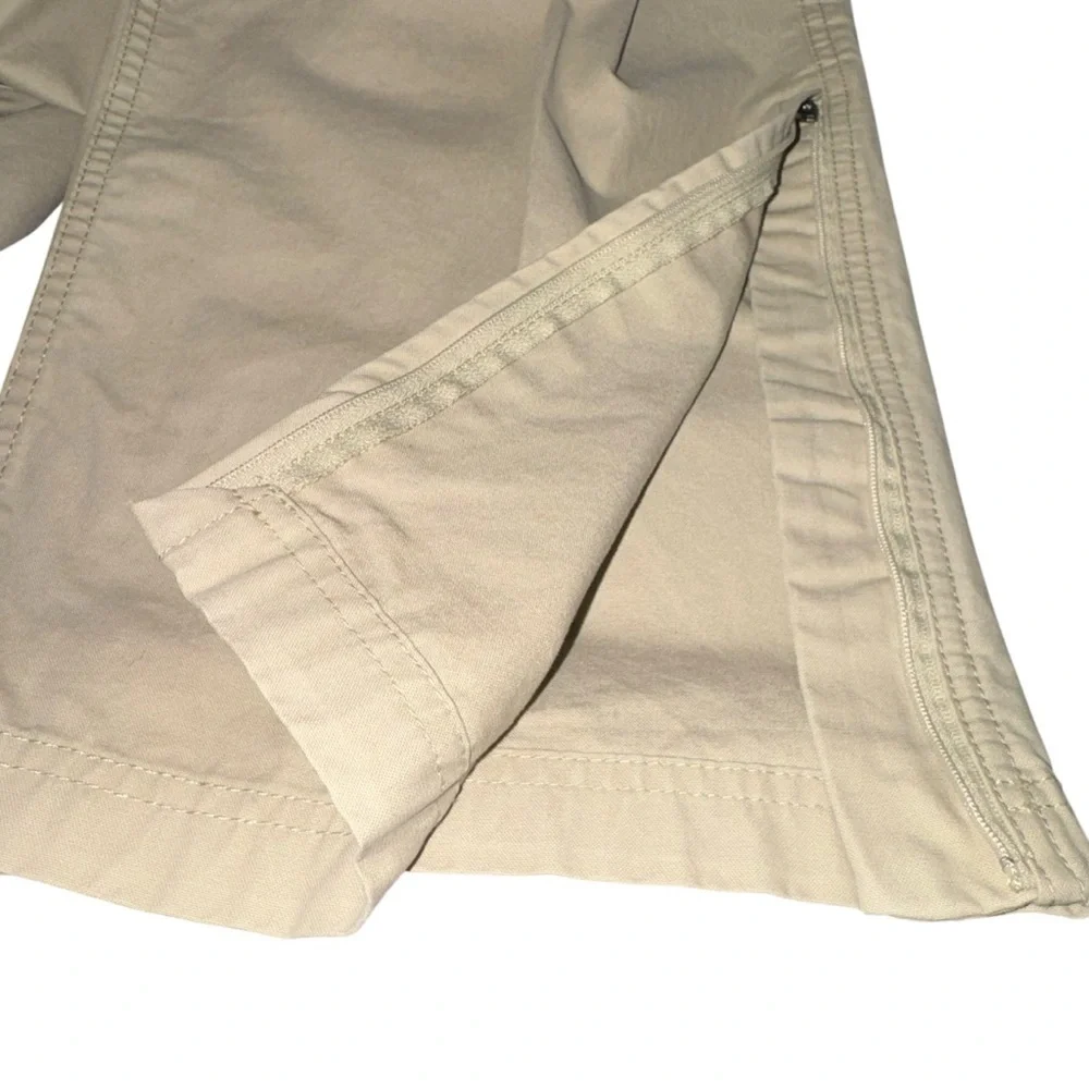 Gander Mtn 36x32 Convertible Cargo Pants Zip Off Khaki